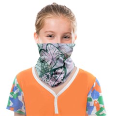 Photo-of-leaves Face Covering Bandana (kids)