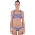 Floral Wreaths In The Beautiful Nature Mandala Cross Back Hipster Bikini Set View1