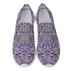 Floral Wreaths In The Beautiful Nature Mandala Women s Slip On Sneakers by pepitasart