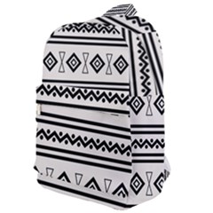 Black And White Aztec Classic Backpack by tmsartbazaar