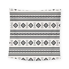 Black And White Aztec Square Tapestry (small) by tmsartbazaar