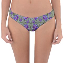 Flowers Everywhere And Anywhere In A Collage Reversible Hipster Bikini Bottoms by pepitasart