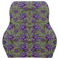 Flowers Everywhere And Anywhere In A Collage Car Seat Velour Cushion  by pepitasart