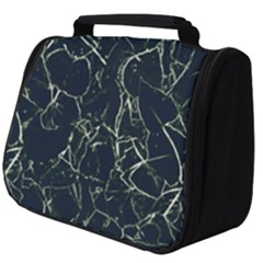 Neon Silhouette Leaves Print Pattern Full Print Travel Pouch (big) by dflcprintsclothing