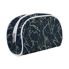 Neon Silhouette Leaves Print Pattern Makeup Case (small) by dflcprintsclothing