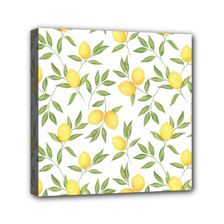 Lemons Mini Canvas 6  x 6  (Stretched)