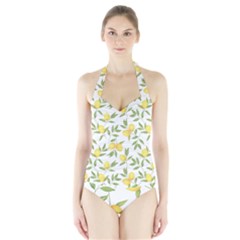 Lemons Halter Swimsuit by Angelandspot