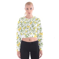 Lemons Cropped Sweatshirt