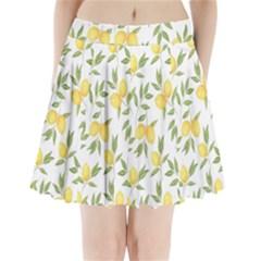 Lemons Pleated Mini Skirt by Angelandspot