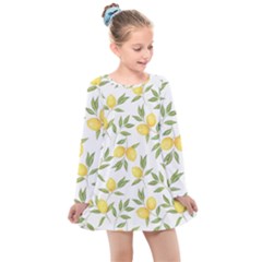 Lemons Kids  Long Sleeve Dress by Angelandspot