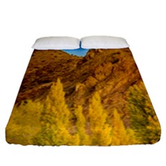 El Leoncito National Park, San Juan Province, Argentina Fitted Sheet (queen Size) by dflcprintsclothing