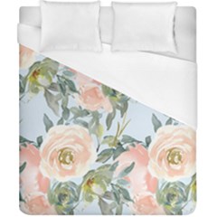 Pink Old Fashioned Roses Duvet Cover (california King Size) by Angelandspot