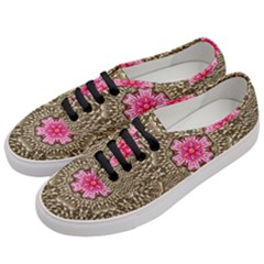 Earth Can Be A Beautiful Flower In The Universe Women s Classic Low Top Sneakers by pepitasart