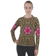 Earth Can Be A Beautiful Flower In The Universe Women s Pique Long Sleeve Tee