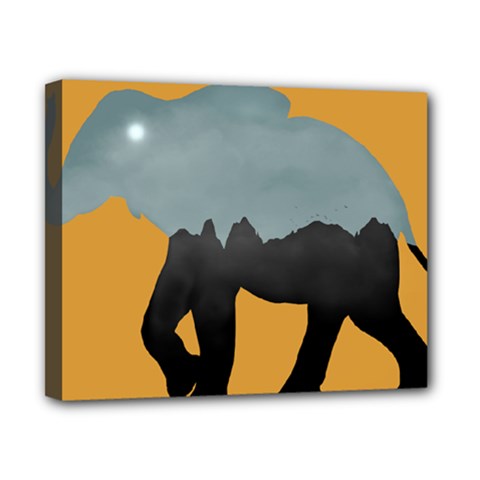 Illustrations Sketch Elephant Wallpaper Canvas 10  X 8  (stretched)