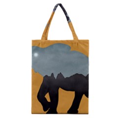 Illustrations Sketch Elephant Wallpaper Classic Tote Bag by HermanTelo