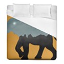 Illustrations Sketch Elephant Wallpaper Duvet Cover (Full/ Double Size) View1