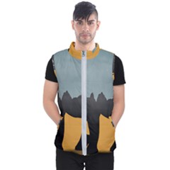 Illustrations Sketch Elephant Wallpaper Men s Puffer Vest