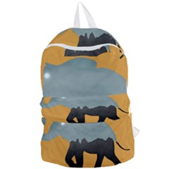 Illustrations Sketch Elephant Wallpaper Foldable Lightweight Backpack