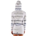 Pencil Fish Sardine Drawing Long Sleeve Hooded T-shirt View2