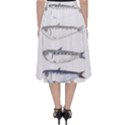 Pencil Fish Sardine Drawing Classic Midi Skirt View2