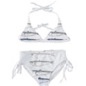 Pencil Fish Sardine Drawing Kids  Classic Bikini Set View1