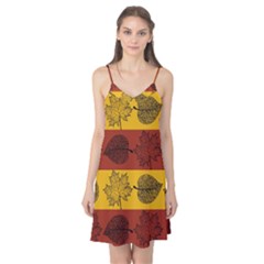 Autumn Leaves Colorful Nature Camis Nightgown by Mariart