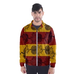 Autumn Leaves Colorful Nature Men s Windbreaker