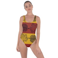 Autumn Leaves Colorful Nature Bring Sexy Back Swimsuit by Mariart