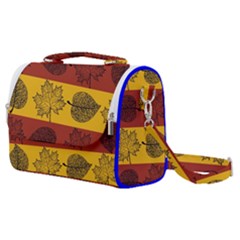 Autumn Leaves Colorful Nature Satchel Shoulder Bag by Mariart