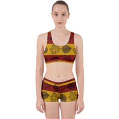 Autumn Leaves Colorful Nature Work It Out Gym Set by Mariart