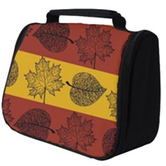 Autumn Leaves Colorful Nature Full Print Travel Pouch (big)