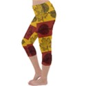 Autumn Leaves Colorful Nature Lightweight Velour Capri Yoga Leggings View2