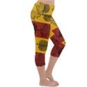 Autumn Leaves Colorful Nature Lightweight Velour Capri Yoga Leggings View3