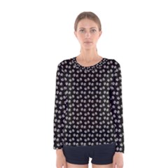 Daisy Black Women s Long Sleeve Tee