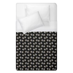 Daisy Black Duvet Cover (single Size)