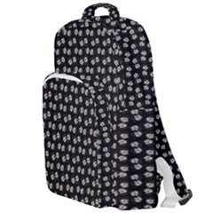 Daisy Black Double Compartment Backpack by snowwhitegirl