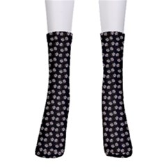 Daisy Black Men s Crew Socks by snowwhitegirl