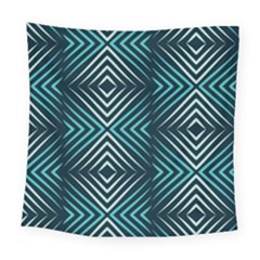 Blue Motif Design Square Tapestry (large) by tmsartbazaar