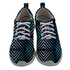 Blue Motif Design Athletic Shoes by tmsartbazaar