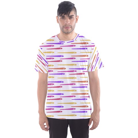 Cartoon Style Snake Drawing Motif Pattern Print Men s Sport Mesh Tee by dflcprintsclothing