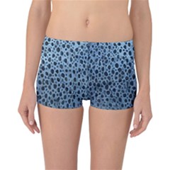 Blue Spotty Pattern Reversible Boyleg Bikini Bottoms by LoolyElzayat