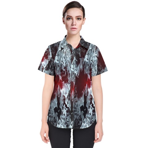 Flamelet Women s Short Sleeve Shirt by Sparkle