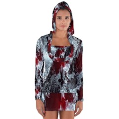 Flamelet Long Sleeve Hooded T-shirt by Sparkle