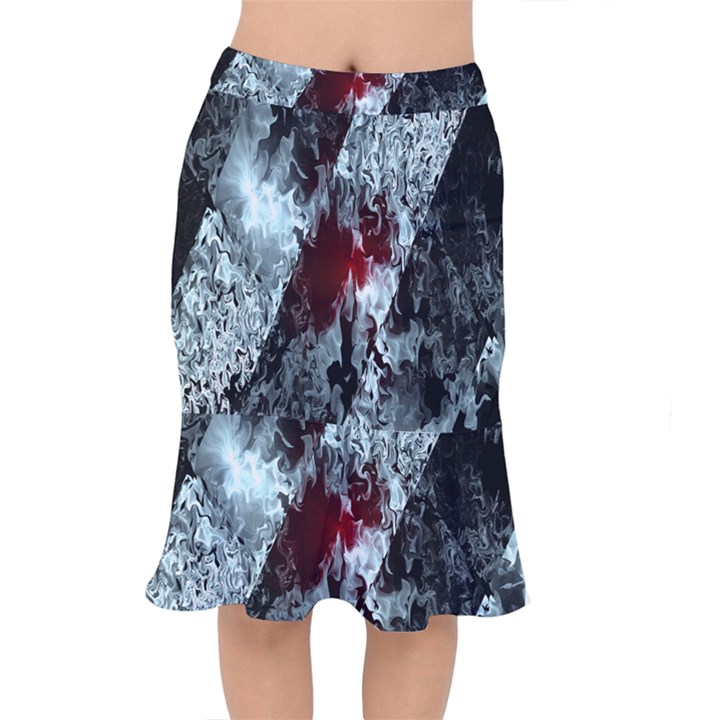 Flamelet Short Mermaid Skirt