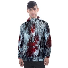 Flamelet Men s Front Pocket Pullover Windbreaker by Sparkle