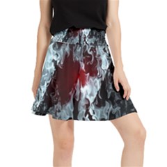 Flamelet Waistband Skirt