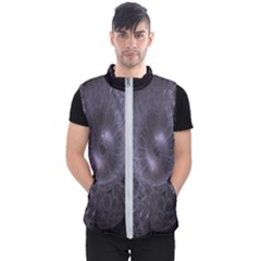 Fractal Flowers Men s Puffer Vest by Sparkle