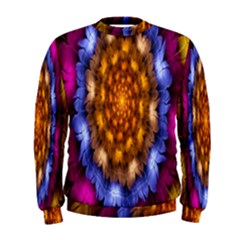 Fractal Flower Men s Sweatshirt by Sparkle