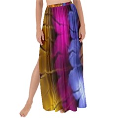 Fractal Flower Maxi Chiffon Tie-up Sarong by Sparkle